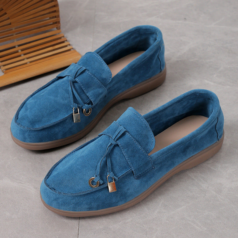 MADAM SUEDE LOAFERS