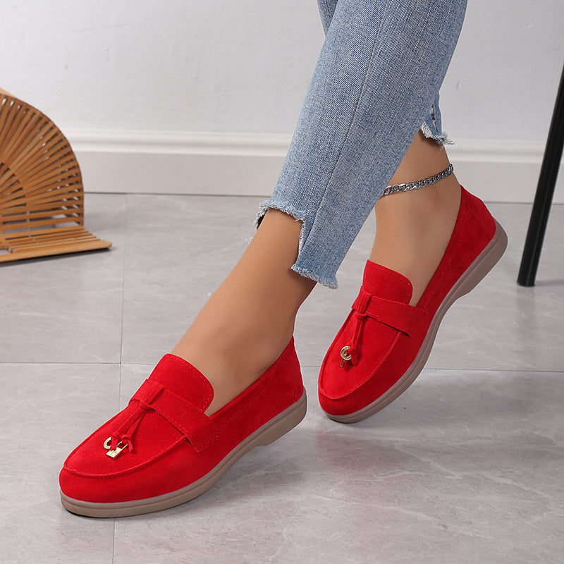 MADAM SUEDE LOAFERS